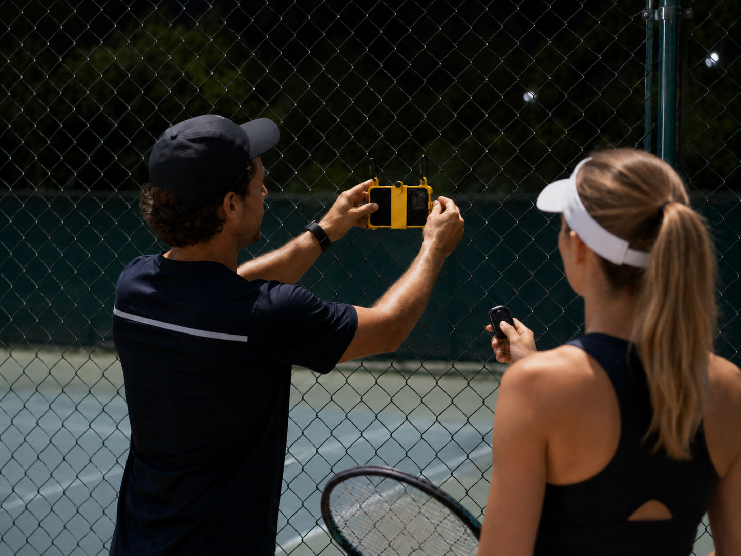 Controle Bluetooth para marcar lances no Filma Fácil GO